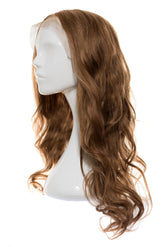 Peruca Naturala Blond Inchis Cenusiu